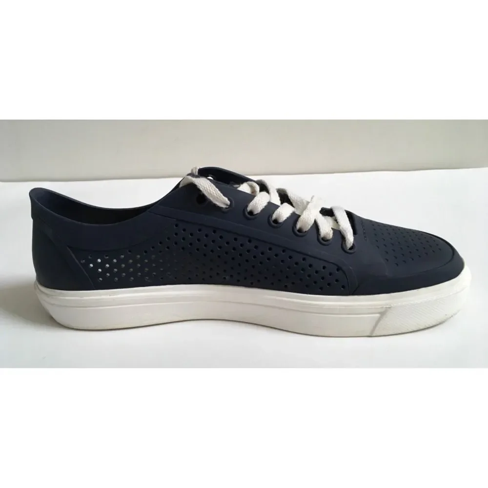 Crocs Citilane Roka Court Mens Navy Blue Casual Shoes 204872 Low Top Size 9